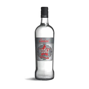 bottiglia di vodka Canciani