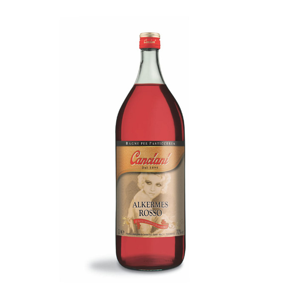 Bottiglia di bagna tradizionale alkermes rosso Canciani 2 litri